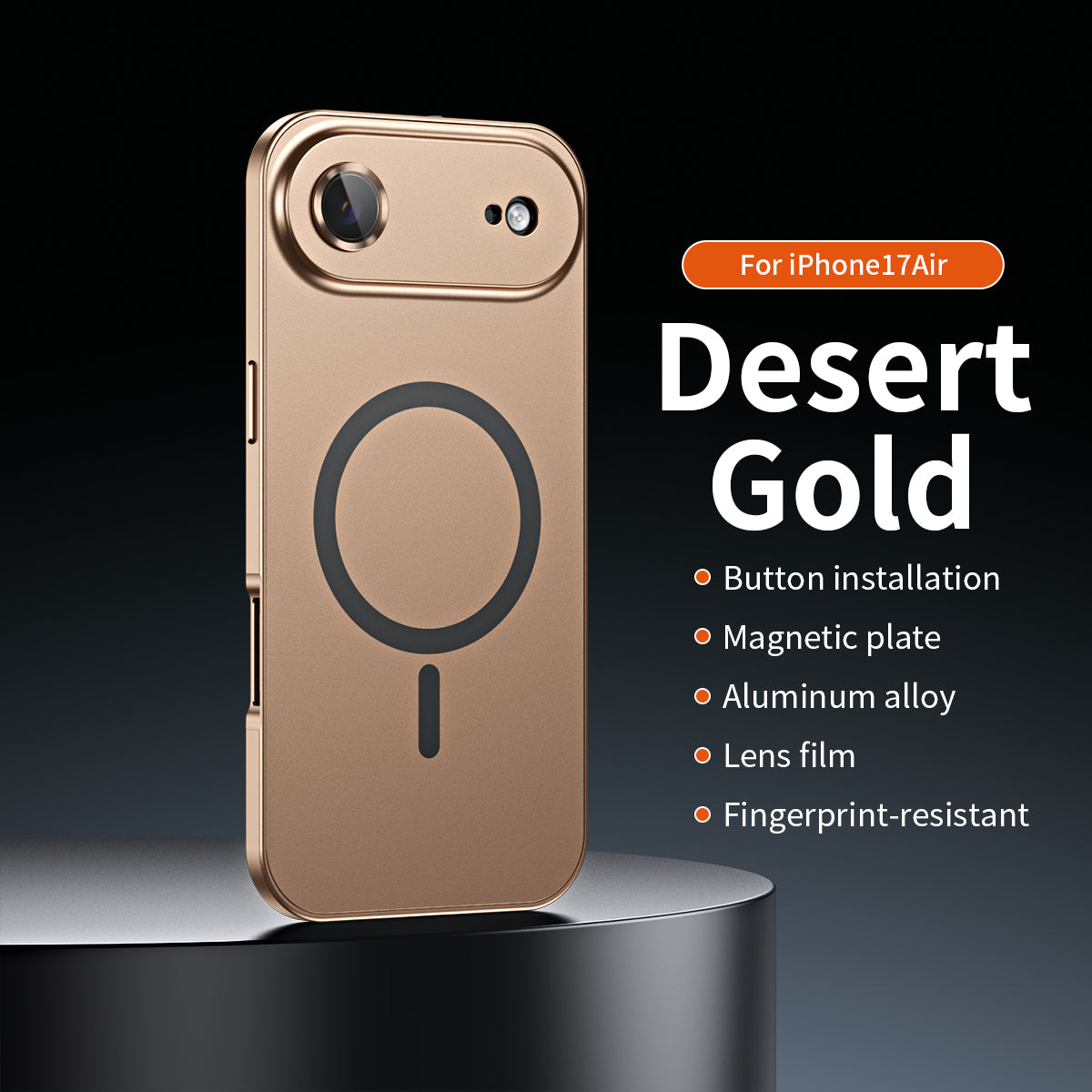 ✨iPhone  17-12🔥Magnetische Hülle mit Aluminiumrahmen für iPhon