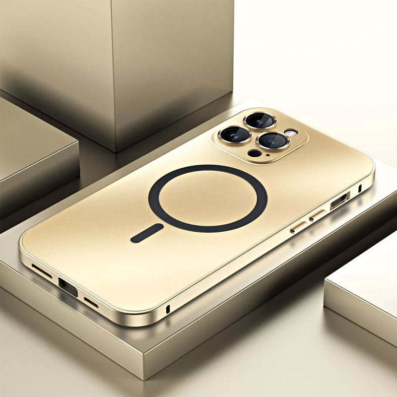✨iPhone  17-12🔥Magnetische Hülle mit Aluminiumrahmen für iPhon