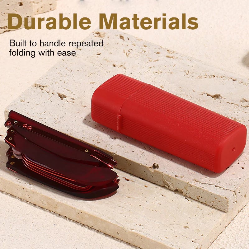 (🎁Letzter Tag 49 % Rabatt)👓Klappbare Lesebrille mit Blaulichtfilter und Etu