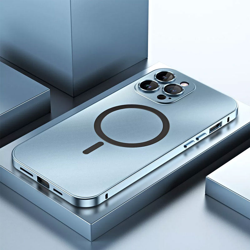✨iPhone  17-12🔥Magnetische Hülle mit Aluminiumrahmen für iPhon