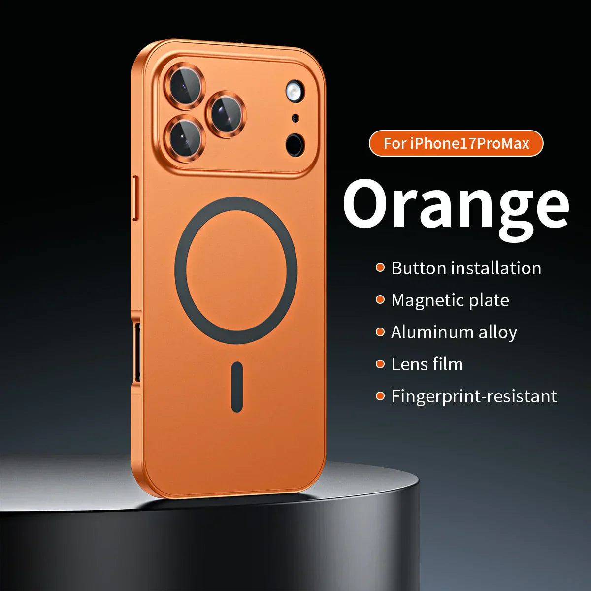 ✨iPhone  17-12🔥Magnetische Hülle mit Aluminiumrahmen für iPhon