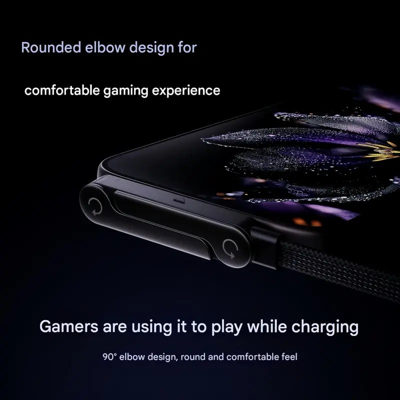 ⚡ 2-in-1 Unsichtbares Halter-Ladekabel | 240W Fast Charging Cord mit Integriertem Handy-Ständer